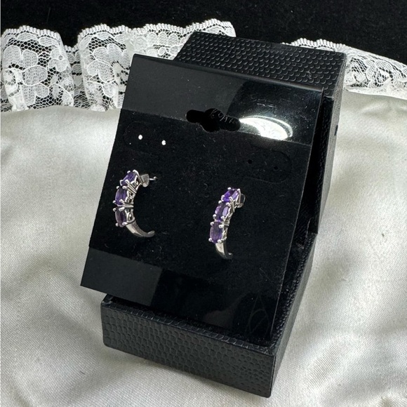 Ross-Simons Jewelry - STERLING SILVER ROSS SIMONS AMETHYST EARRINGS